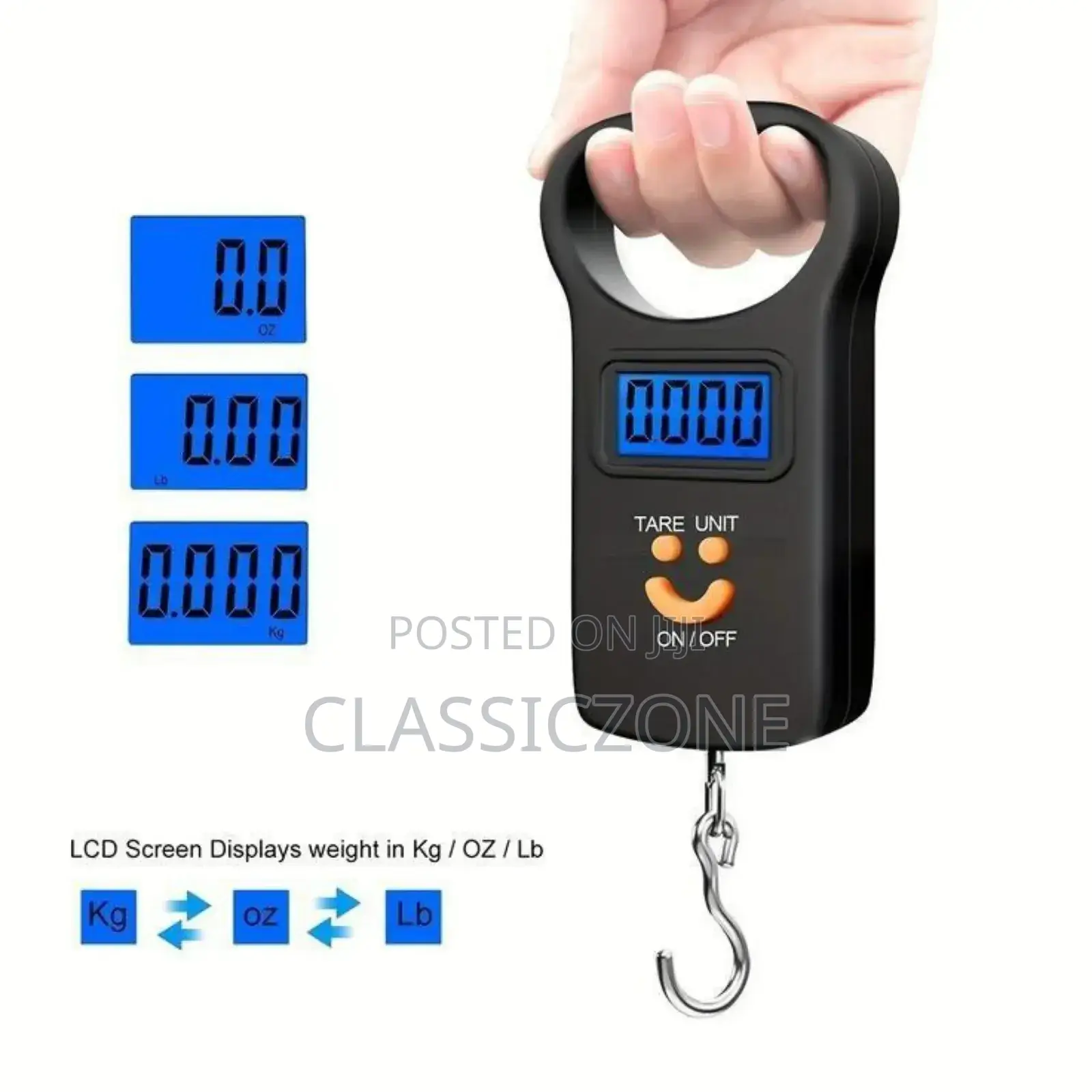 50kg በኤሌክትሮኒክስ የሚሰራ ሚዛን