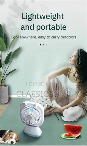 Rechargeable Desktop Fan