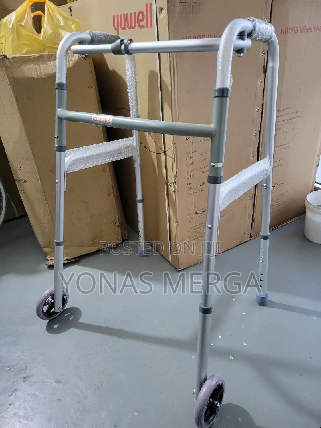 Walker, Foldable Walking Frame Without Wheels፭≤Walker +Ultra