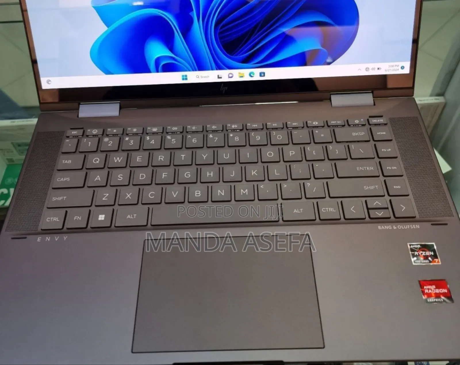 New Laptop HP Envy X360 16GB AMD Ryzen 7 SSD 512GB