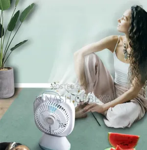 2 in 1 Rechargable Cooling Fan and Lamp(ማቀዝቀዣ እና መብራት)