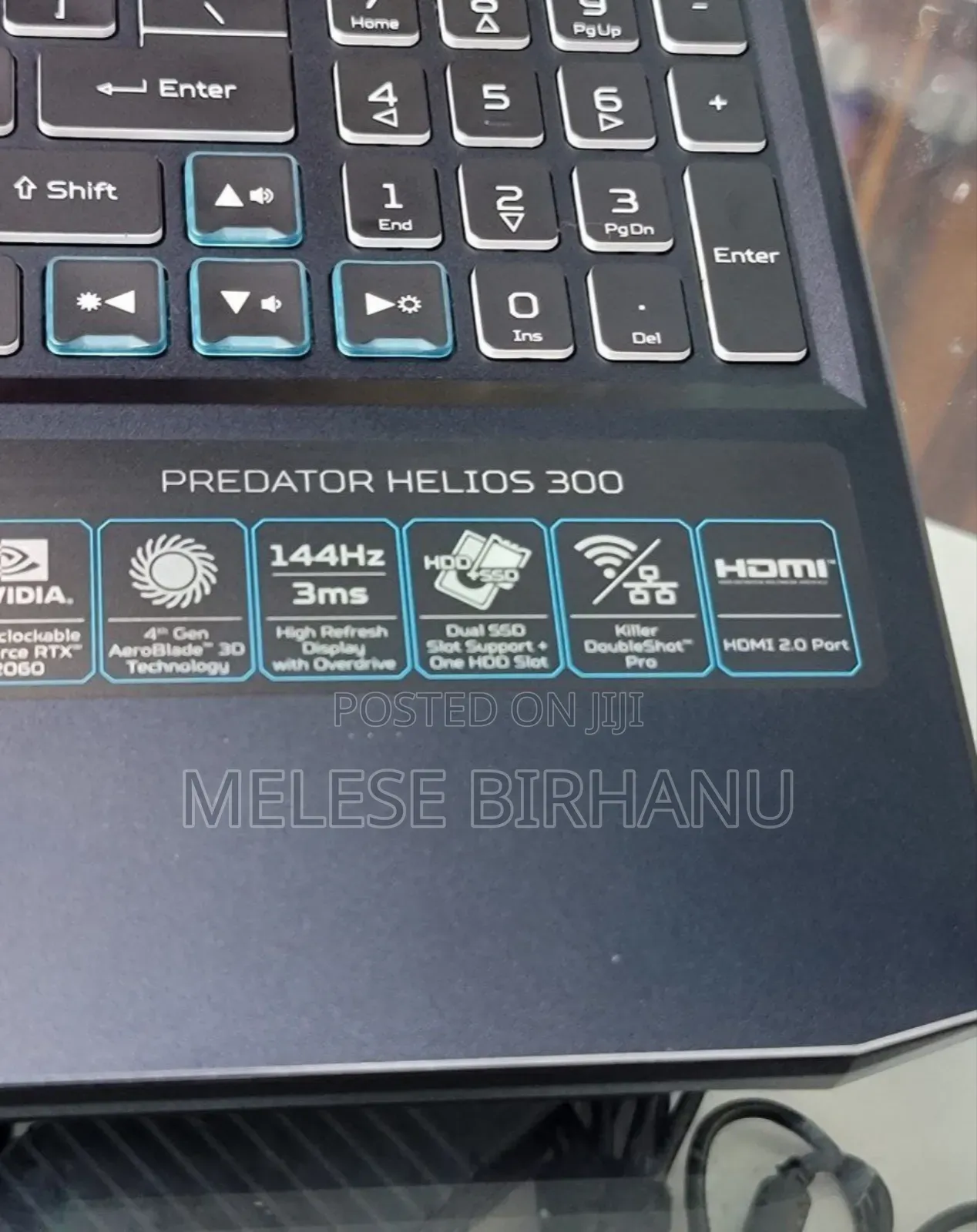 New Laptop Acer Predator 15 16GB Intel Core I7 SSD 512GB