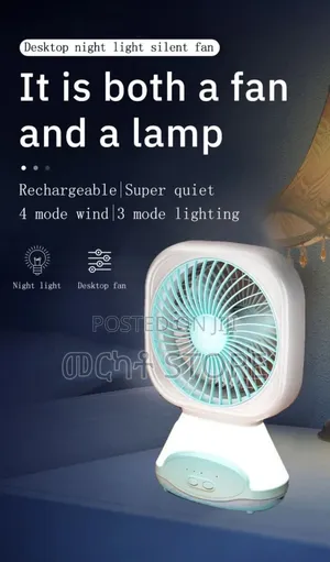 Rechargeable Desktop Fan
