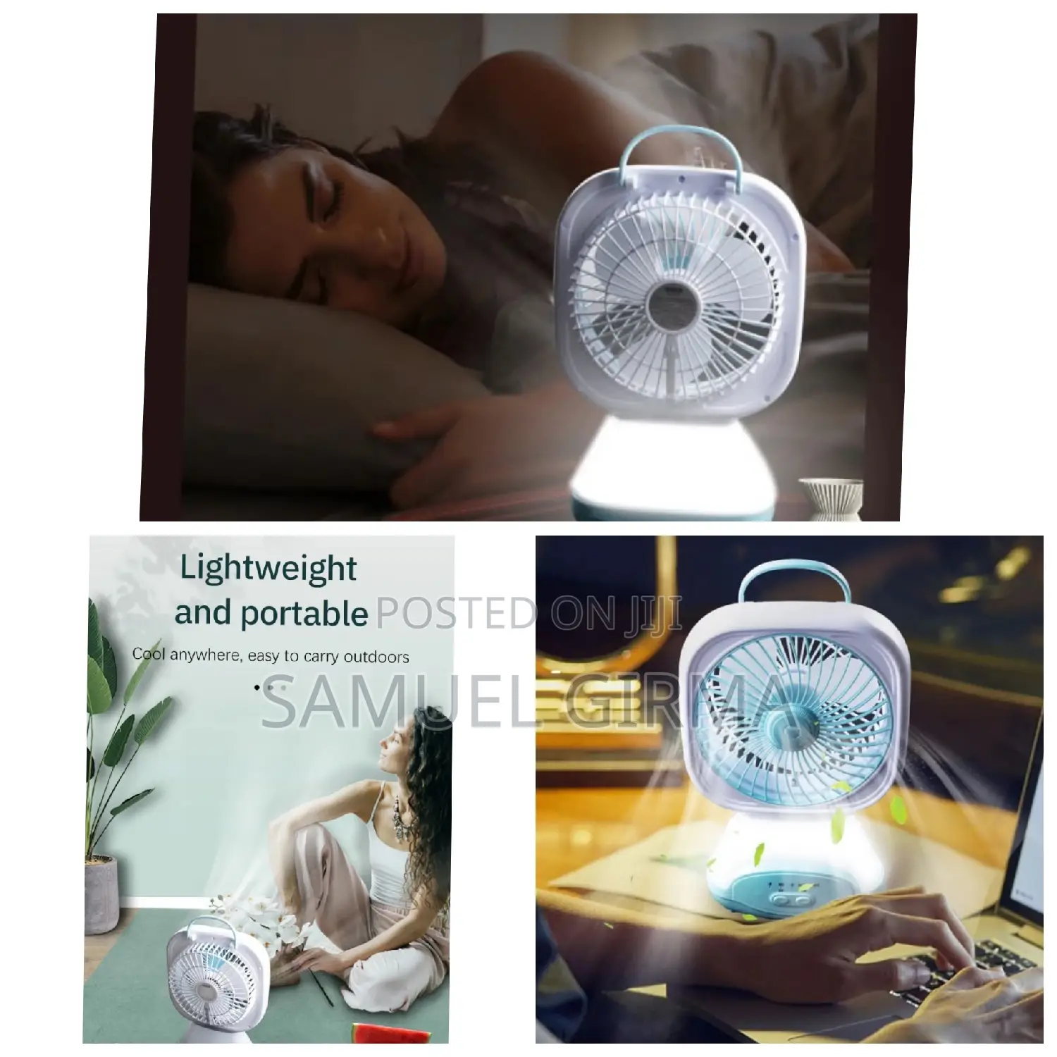 USB Rechargeable Desktop Fan
