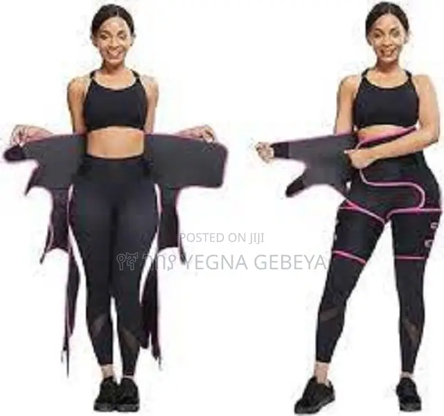 3-in-1 Waist Trainer Belt Women Thigh Butt Lifter Sweat Trim