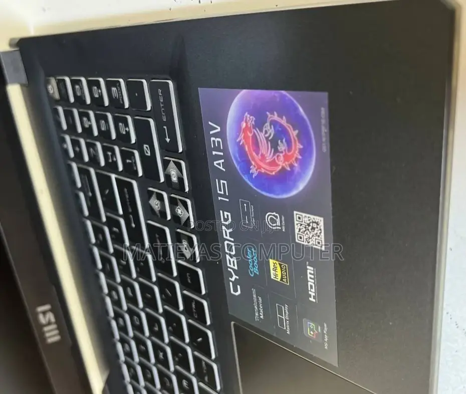 New Laptop MSI 16GB Intel Core I7 SSD 512GB