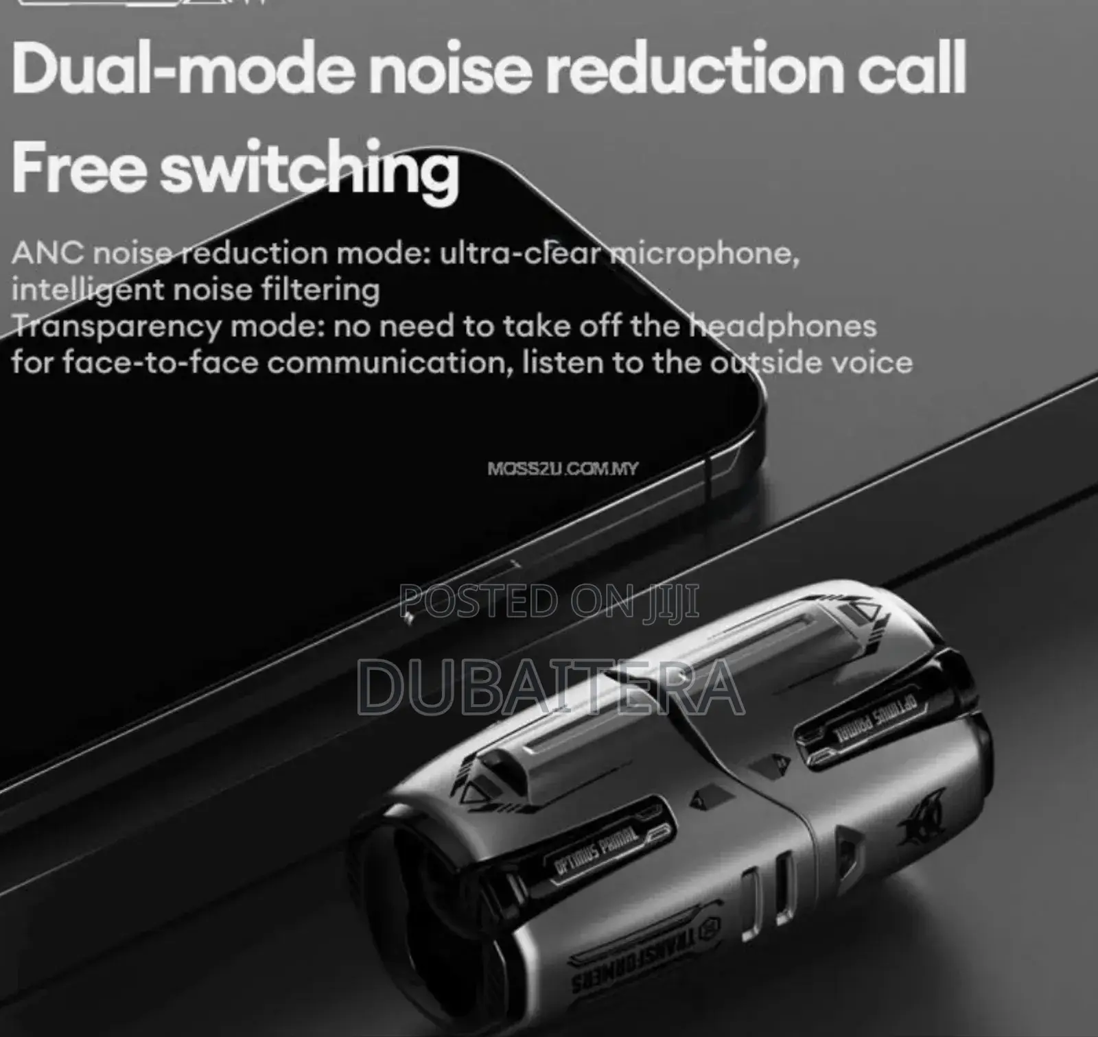 TRANSFORMERS ANC Wireless Noise Reduction Low Latency Earbud