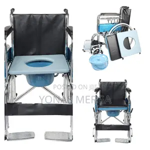 Photo - Durable Portable Wheelchair With Commode፹ (KCARE Full Seat