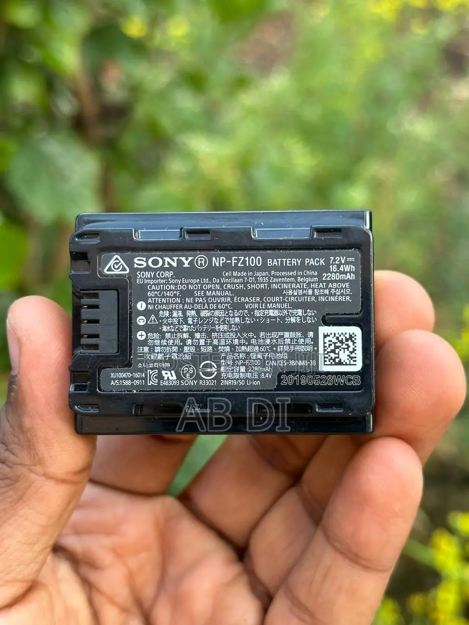 Sony Np -Fz100 Rechargeable Lithium -Ion Battery