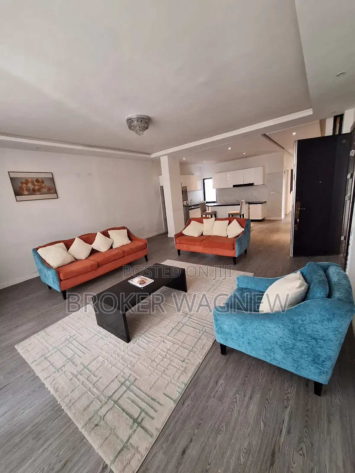 Furnished 3bdrm Apartment in Kirkos for rent