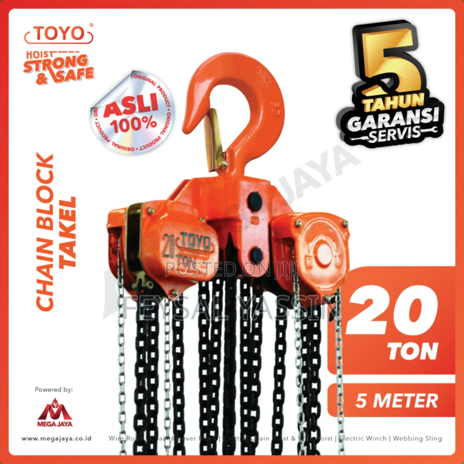 Chain Block 20ton - 1ton
