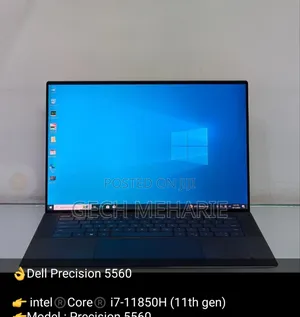 New Laptop Dell Precision 5570 32GB Intel Core I7 SSD 512GB