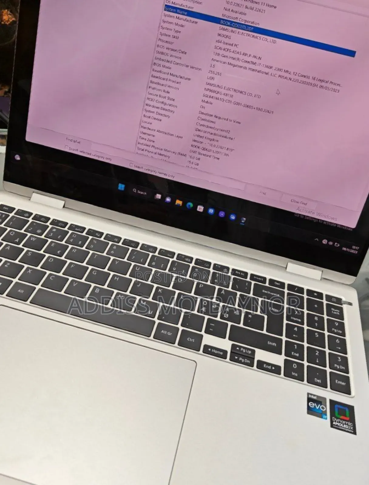 New Laptop Samsung NP-X360 16GB Intel Core I7 SSD 512GB