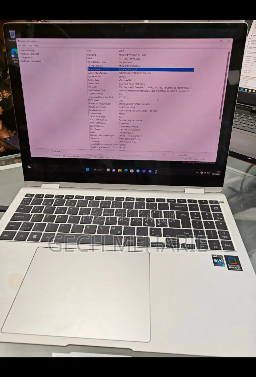 New Laptop Samsung NP-X360 16GB Intel Core I7 SSD 512GB