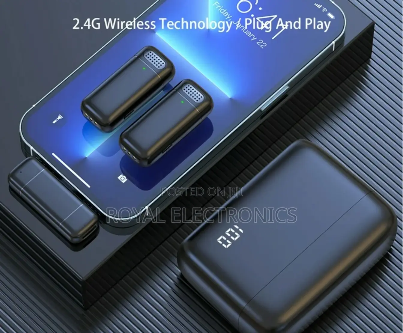 Dual Mic With Charging Case HD Recording Noise Cancellation