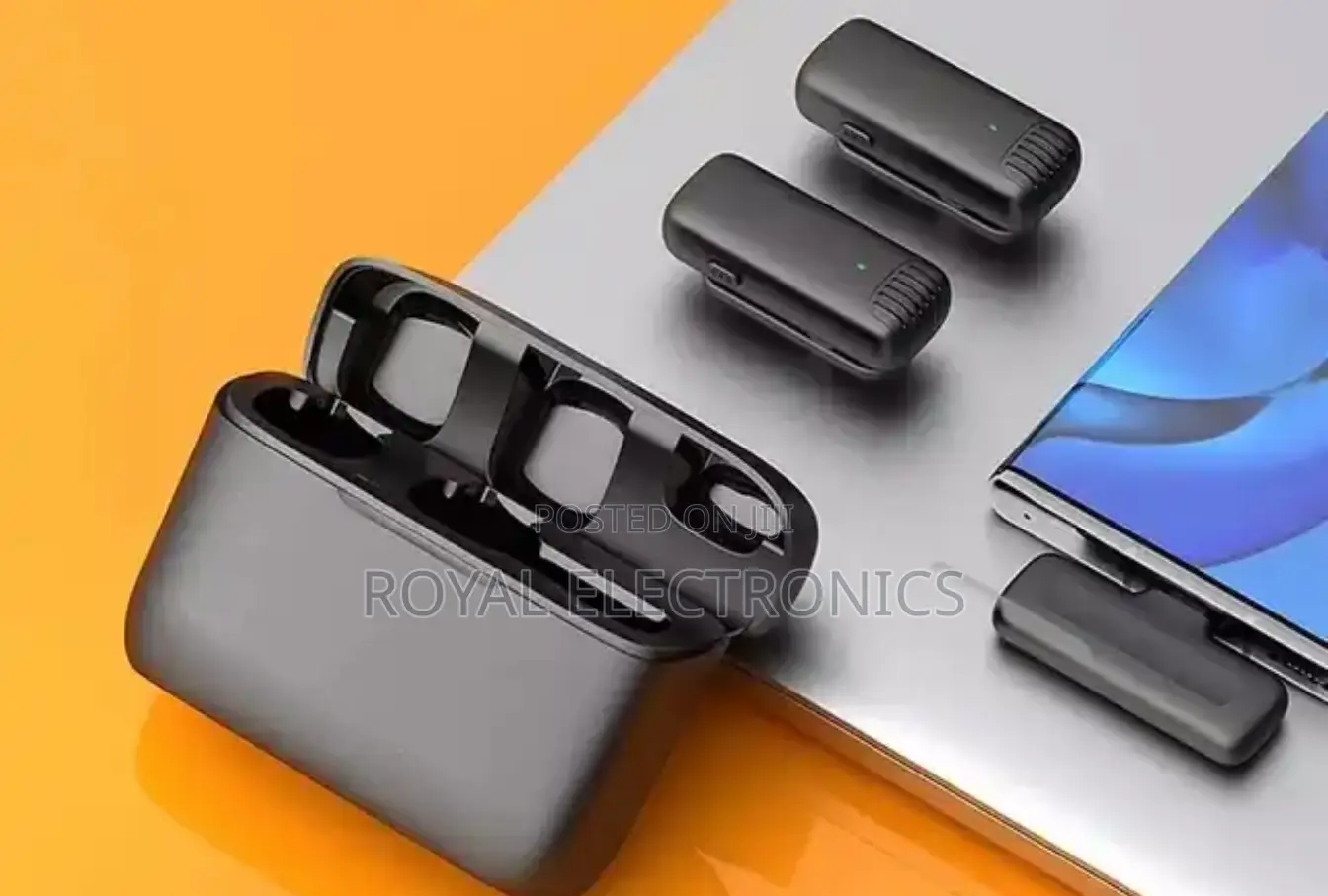 Dual Mic With Charging Case HD Recording Noise Cancellation