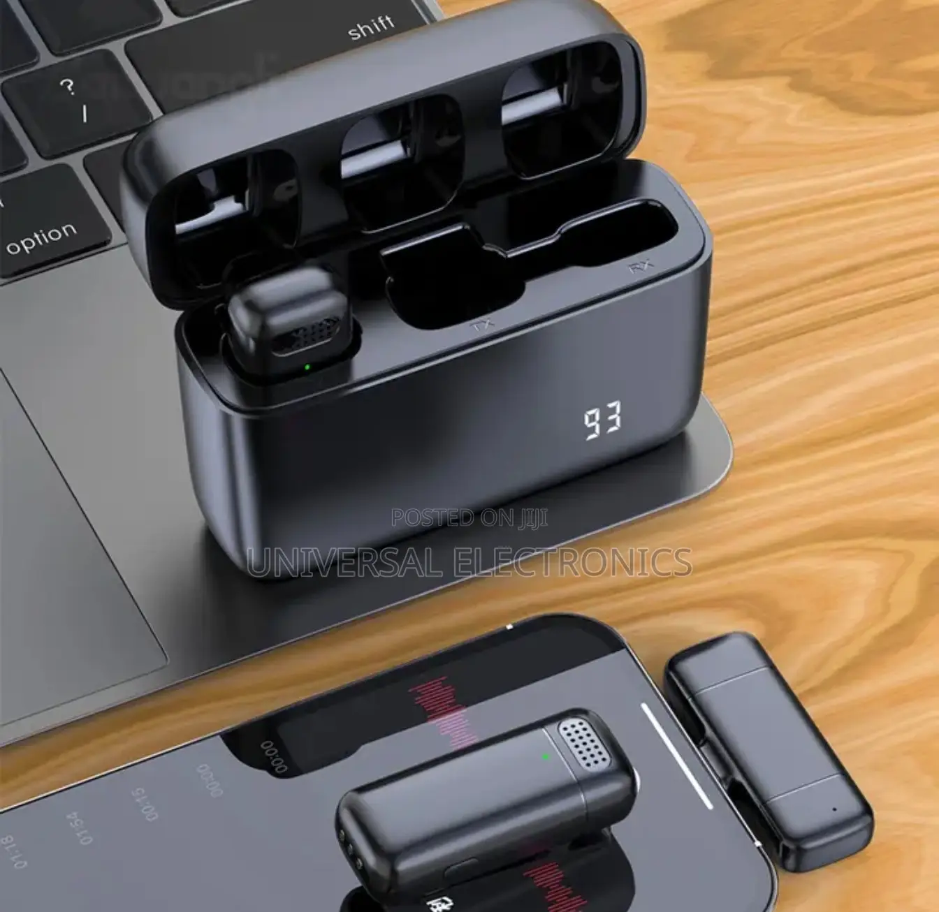 Lapel Dual Microphone Noise Reduction Audio Video Recording