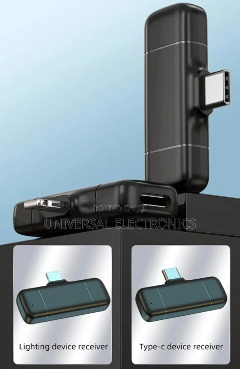 Lapel Dual Microphone Noise Reduction Audio Video Recording