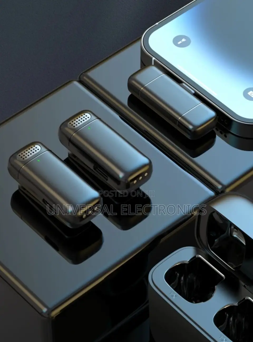 Lapel Dual Microphone Noise Reduction Audio Video Recording