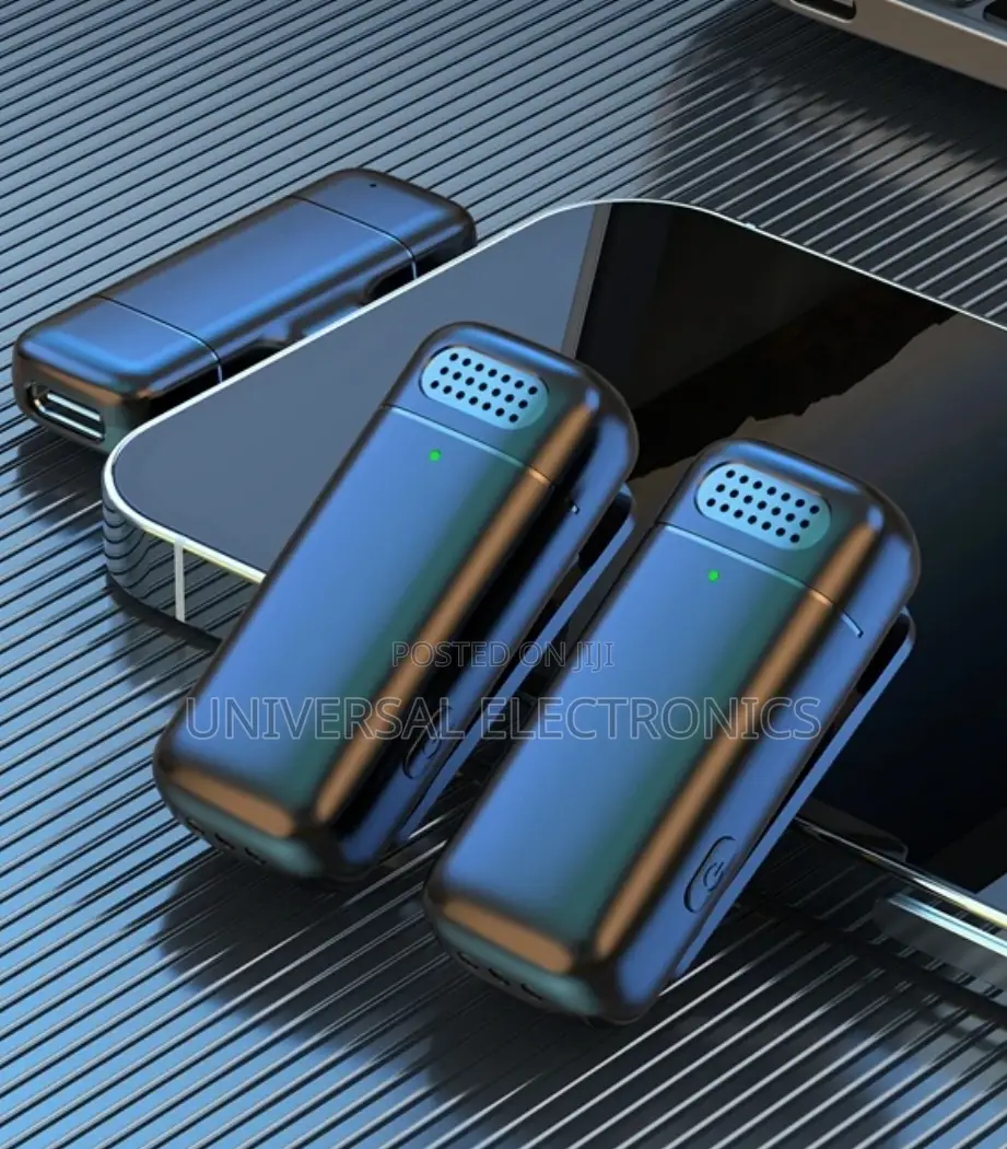 Lapel Dual Microphone Noise Reduction Audio Video Recording