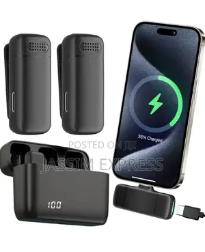 Photo - Dual Wireless Microphone With 300mah Charge Case