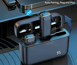 Dual Wireless Microphone With 300mah Charge Case