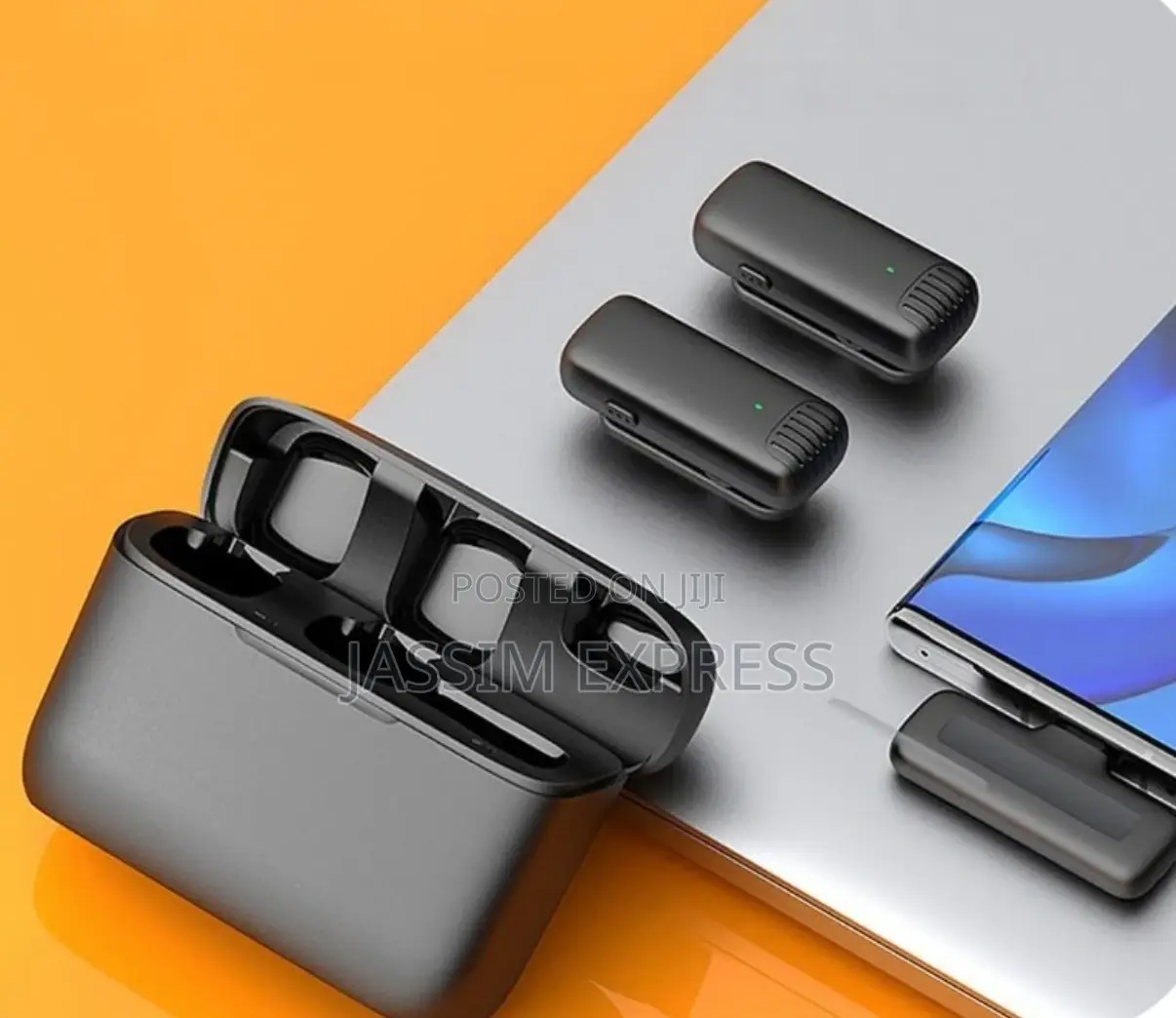 Dual Lapel 2.4 GHZ ኦርጅናል Noise Reduction Wireless Microphone