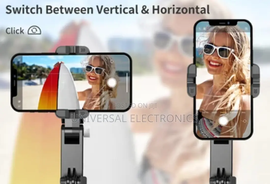 Gimbal Stabilizer + Selfie Stick + Tripod + Fill Light