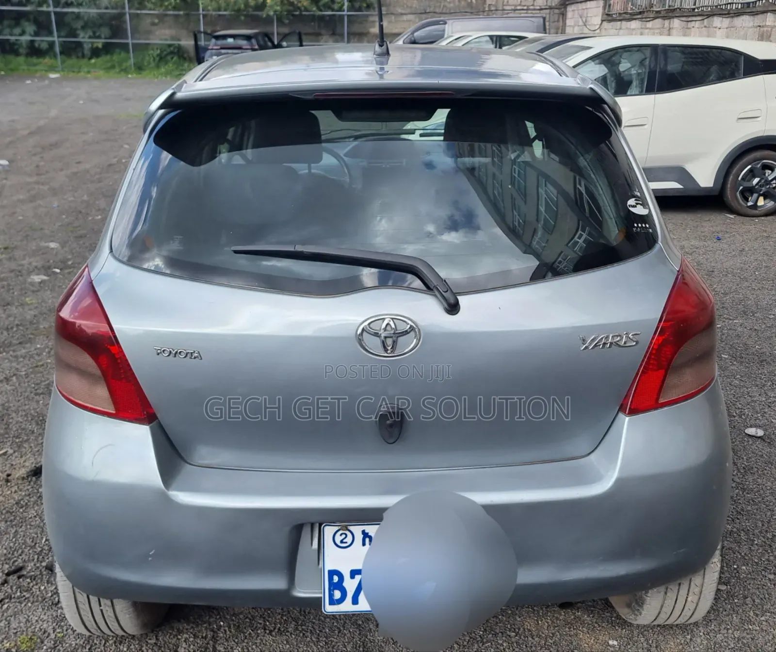 Toyota Yaris 2007 Gray