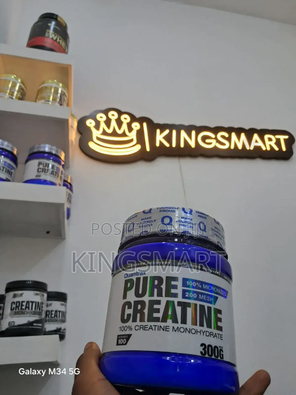 Quantrax 100% Pure Micronized Creatine Monohydrate