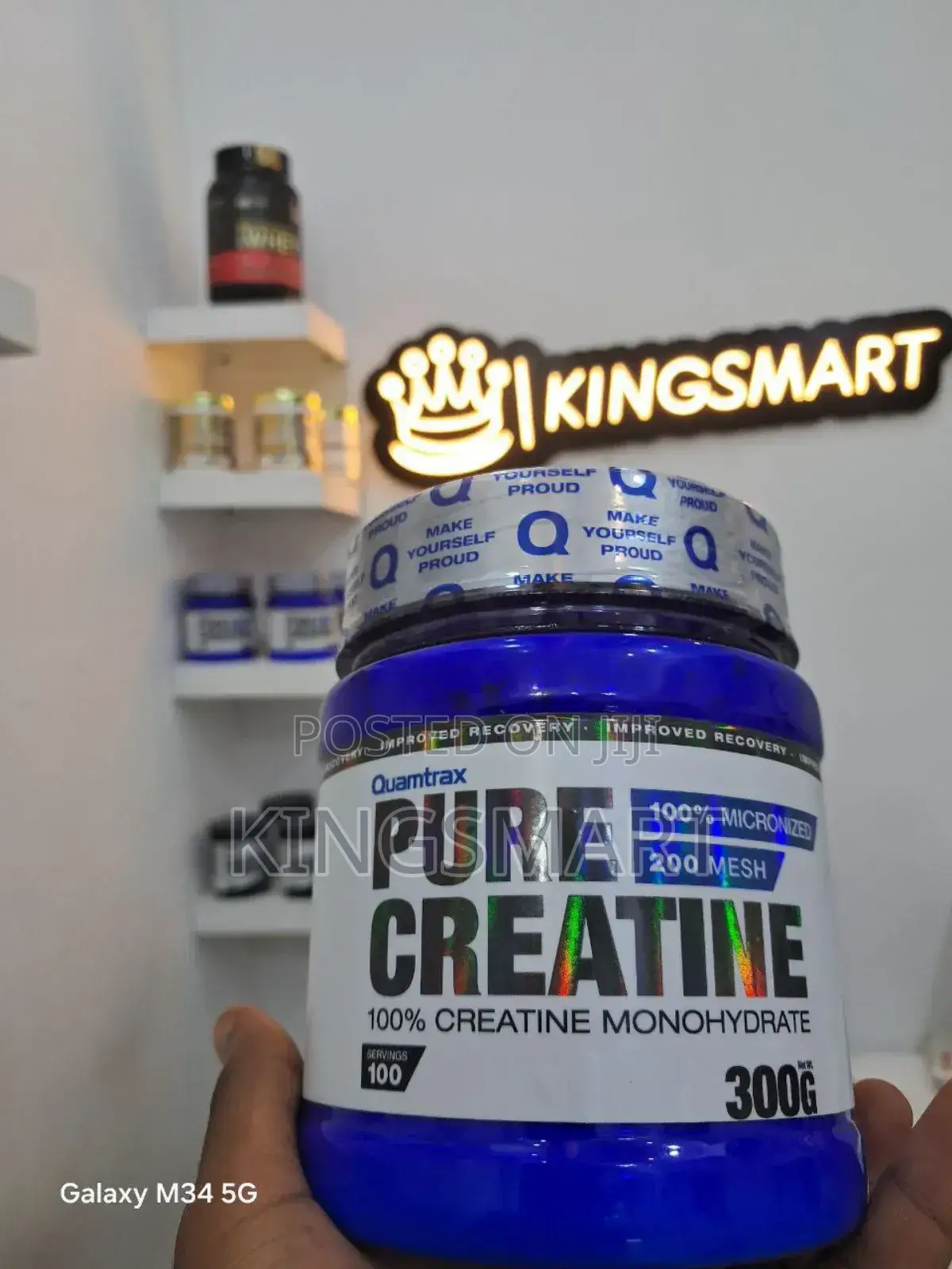 Quantrax Pure Creatine Monohydrate