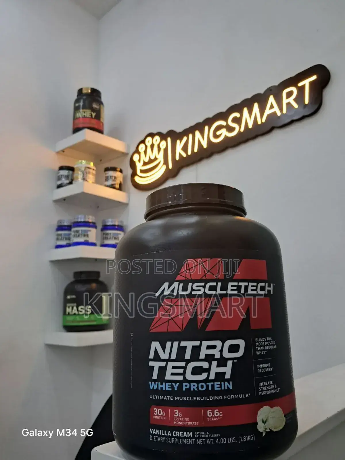 Whey and Creatine Monohydrate Mix Netrotech
