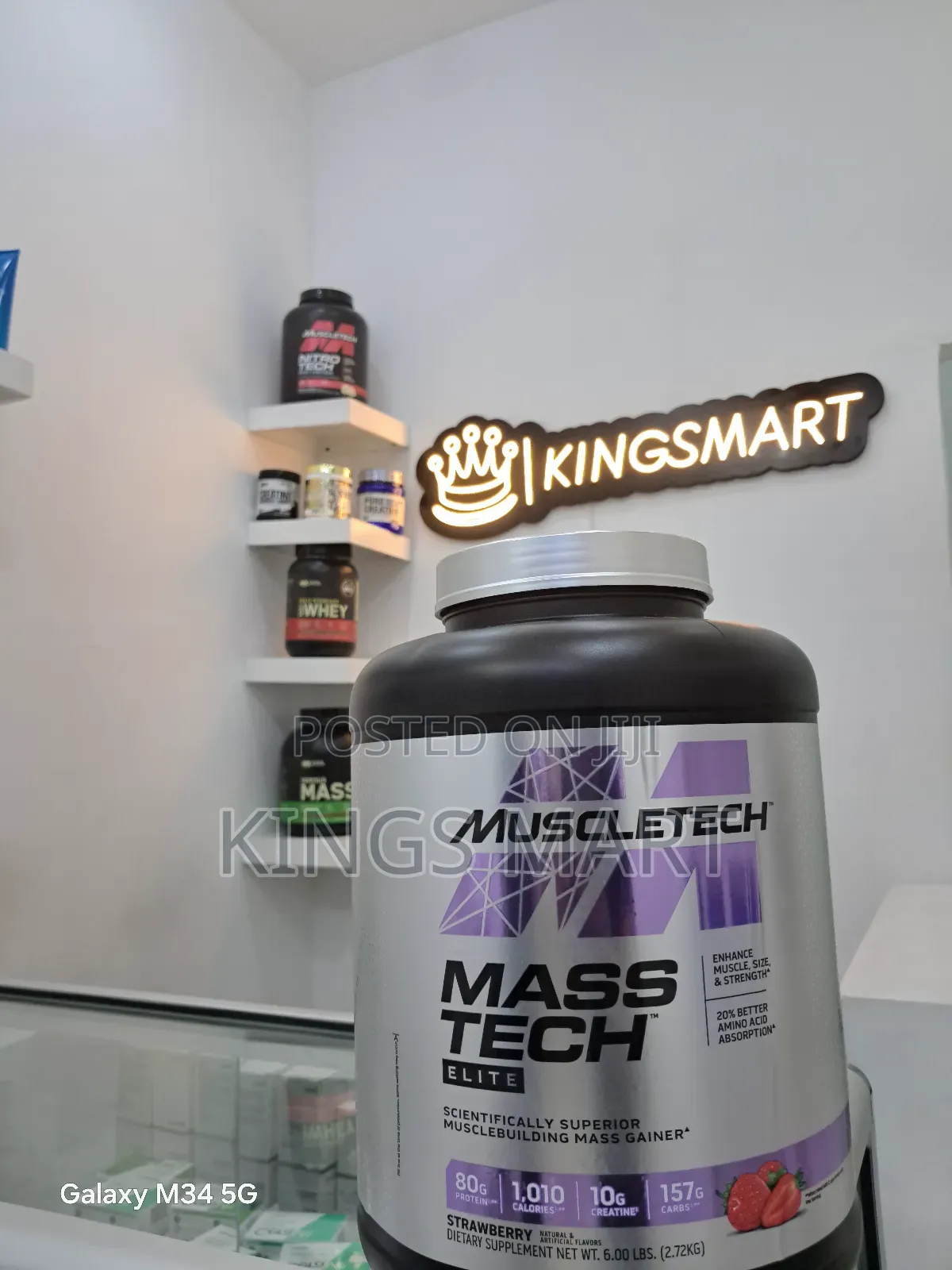 Muscletech Mass Gainer Masstech Elite 2.72 Kg Original