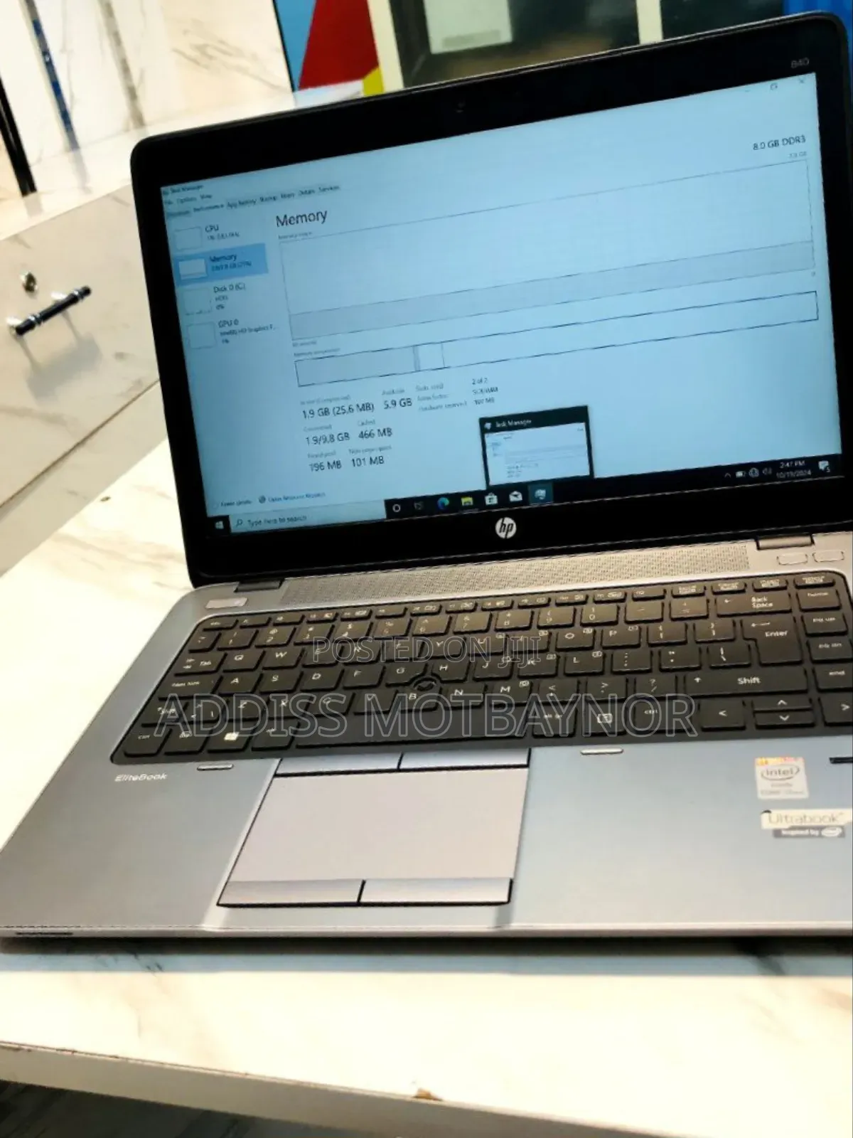 New Laptop HP EliteBook 840 16GB Intel Core I5 HDD 500GB