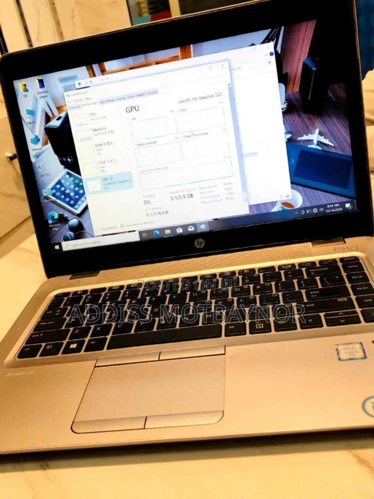 New Laptop HP EliteBook 840 8GB Intel Core I5 HDD+SSD 256GB