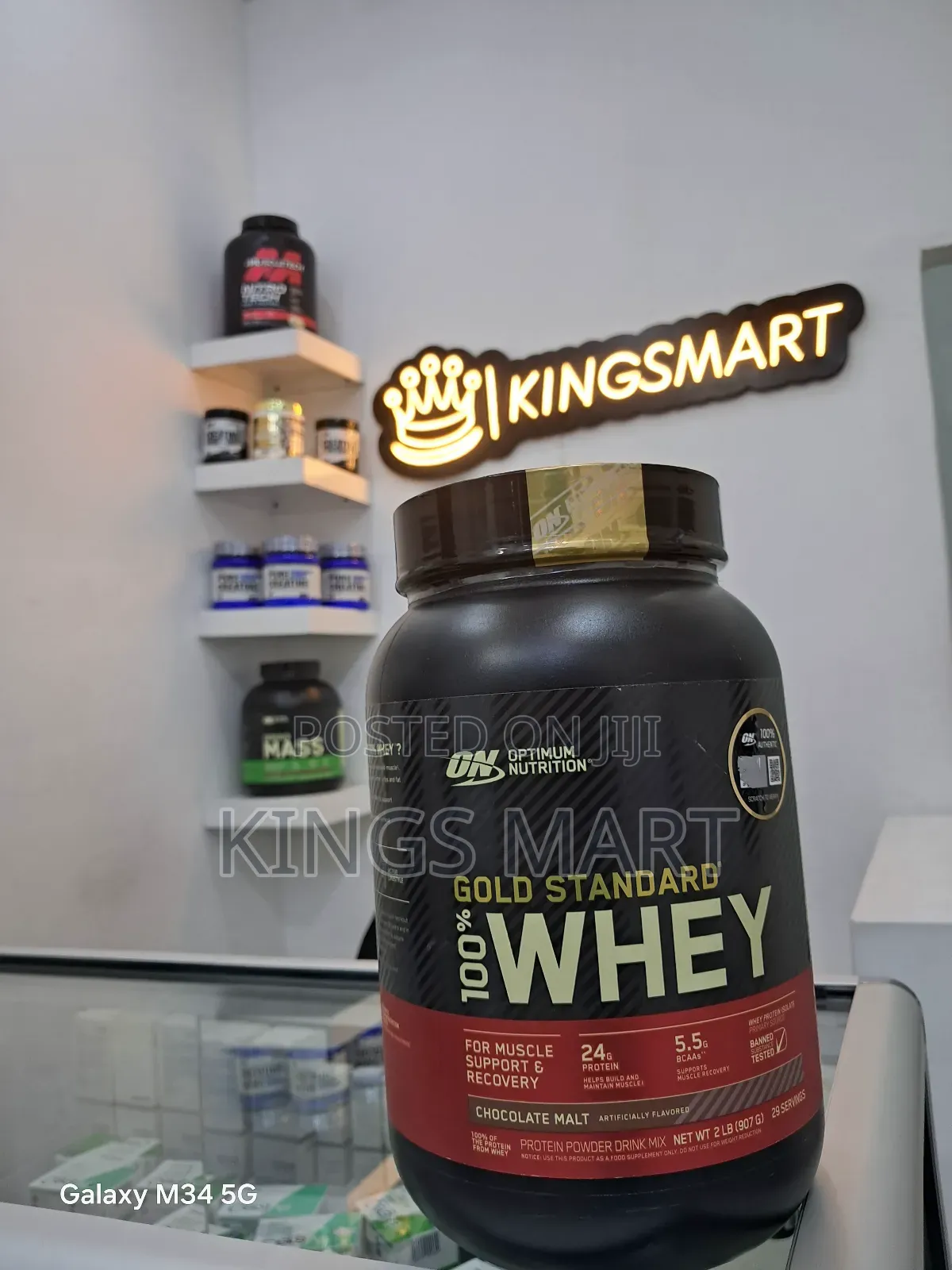 Optimum Nutrition Gold Standard Whey Protein Powder 29servin