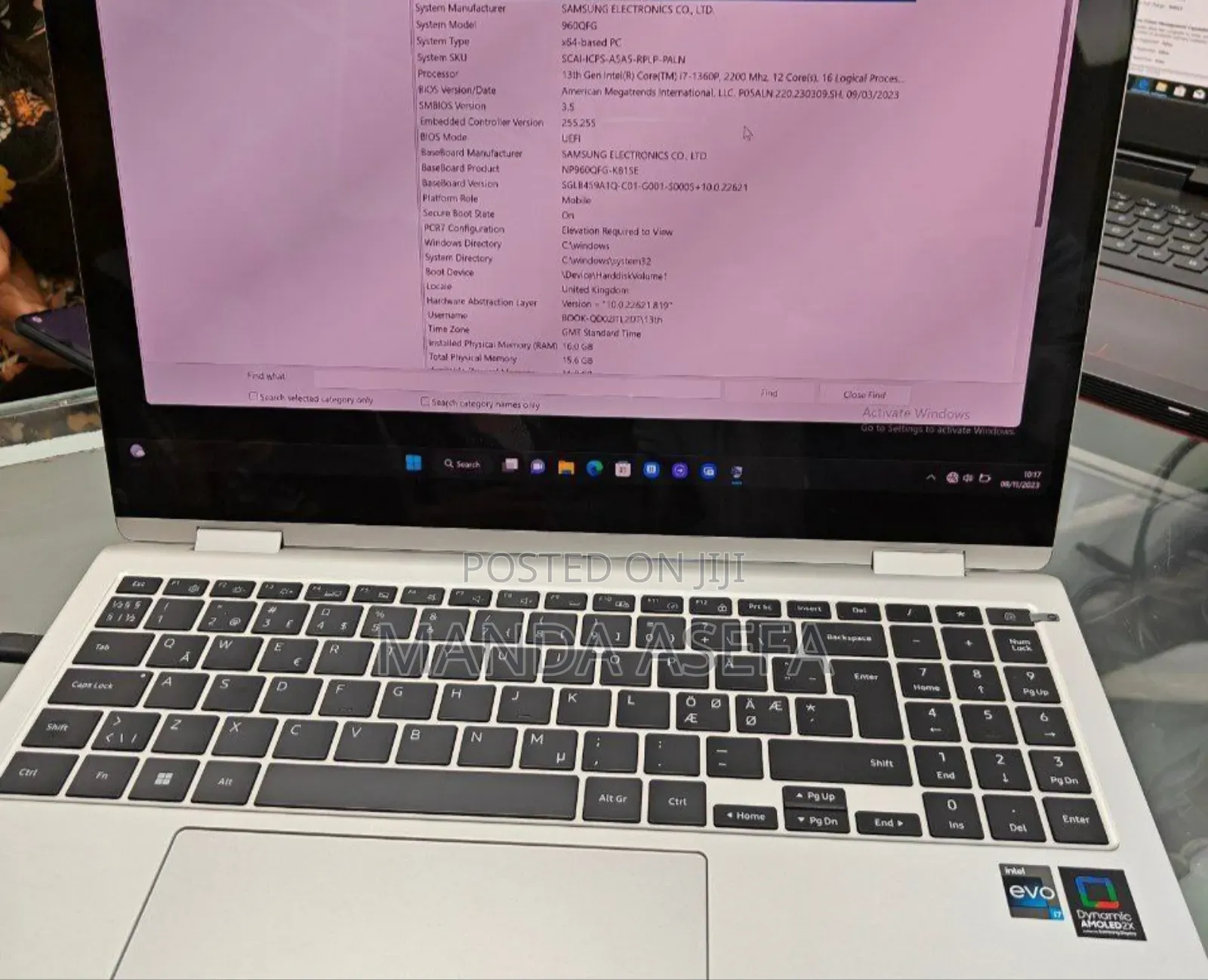 New Laptop Samsung 16GB Intel Core I7 SSD 512GB