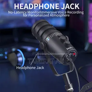 Jmary PW12 USB Microphone Podcasting, Gaming, Streaming