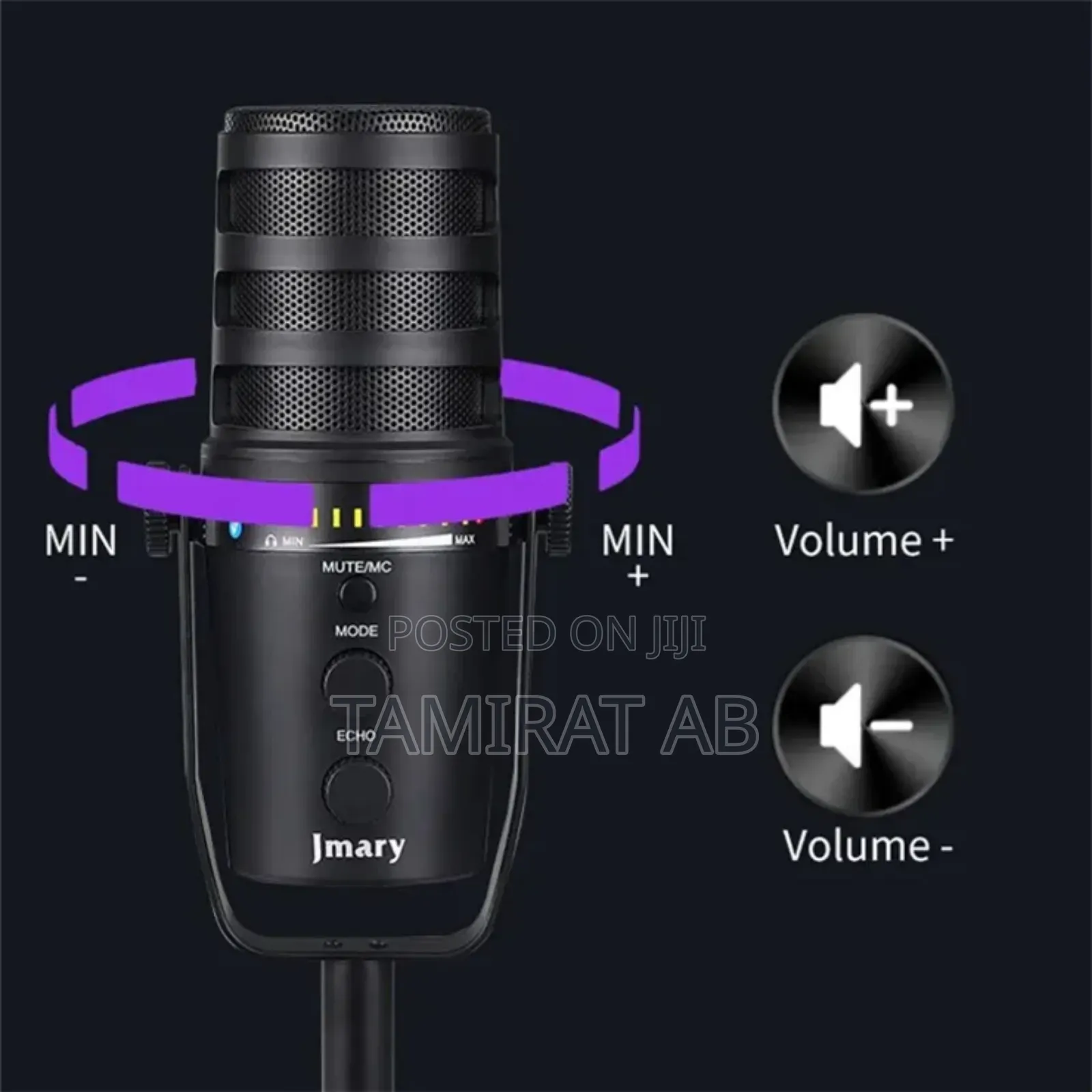 Jmary PW12 USB Microphone Podcasting, Gaming, Streaming