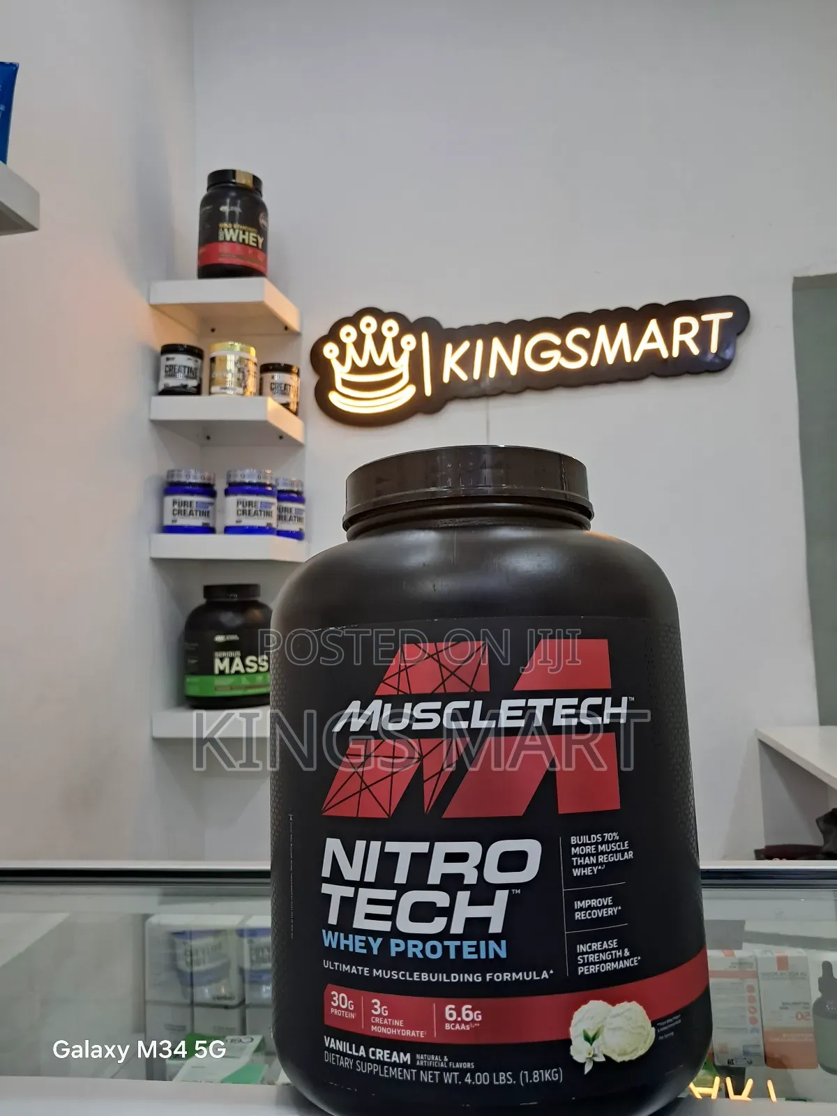 Nitro Tech Whey Protein Ultimate Muscle Building Formula 2kg