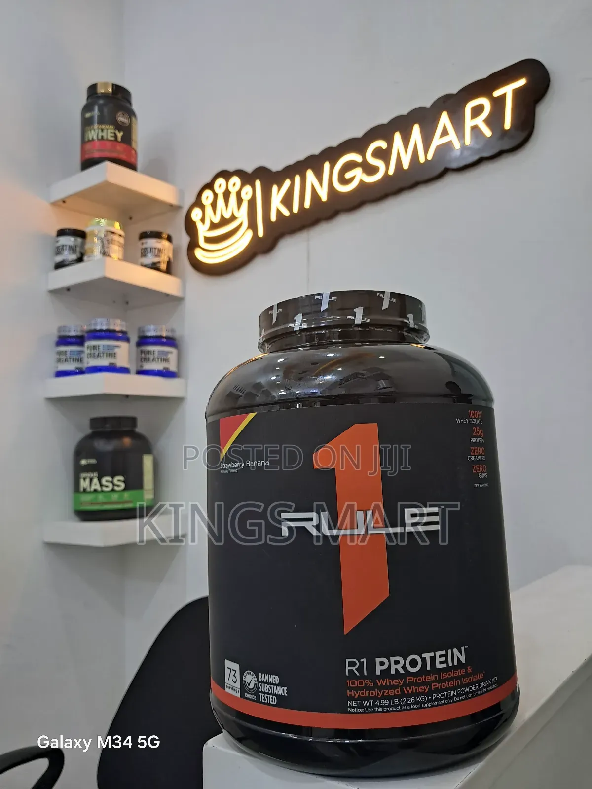 Rule 1 Isolated Protein Powder (Zero Gums)
