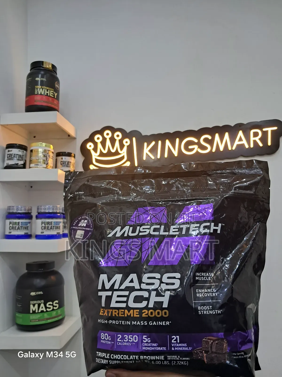 Mass-Tech Extreme 2000 High Protein Mass Gainer 2.72kg