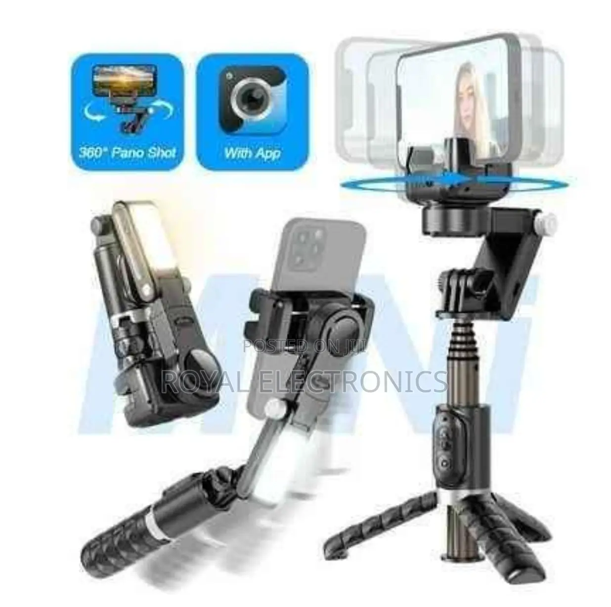 Original Gimbal Stabilizer With Tripod and Fill Light