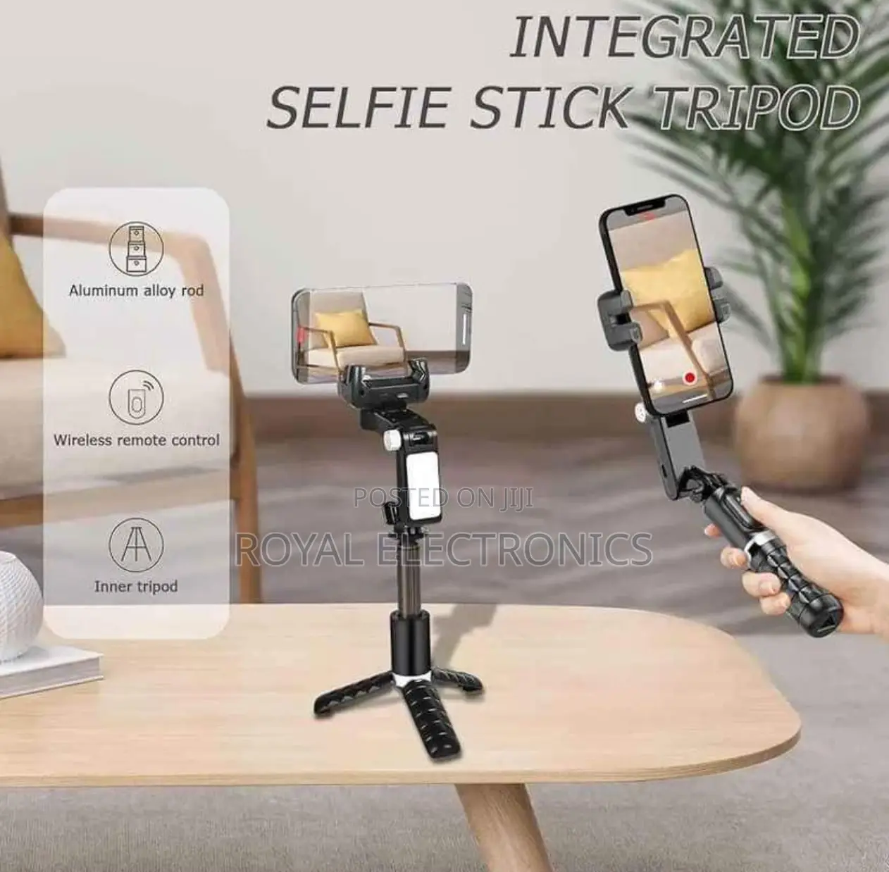 Original Gimbal Stabilizer With Tripod and Fill Light