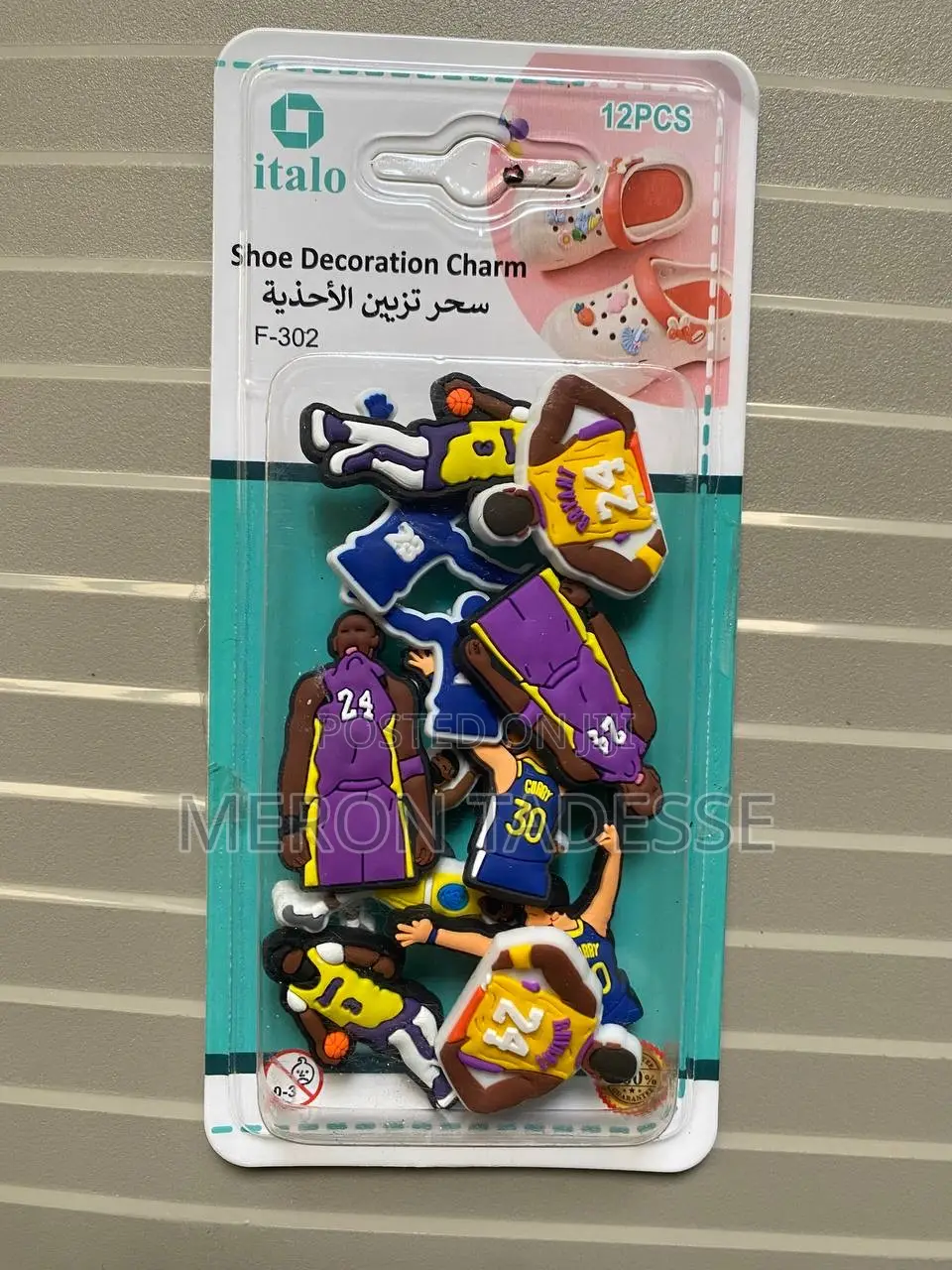 CROCS STICKERS / SHOE CHARM የጫማ ማስጌጫ a Dozen(12 Pcs)