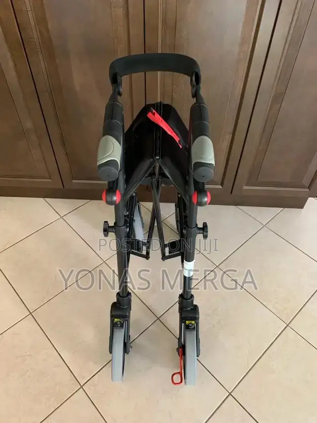 Folding Walker Rollator Walker With Seat,4-Wheels Convenient