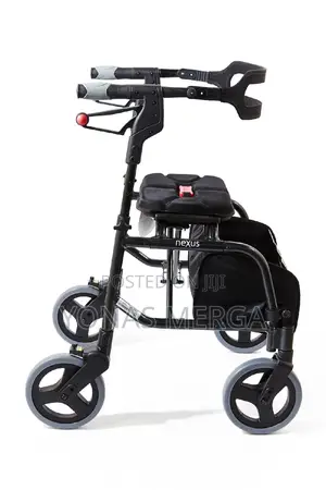 Foldable Mobility Walker W/Seat Lightweight Rollator Walker
