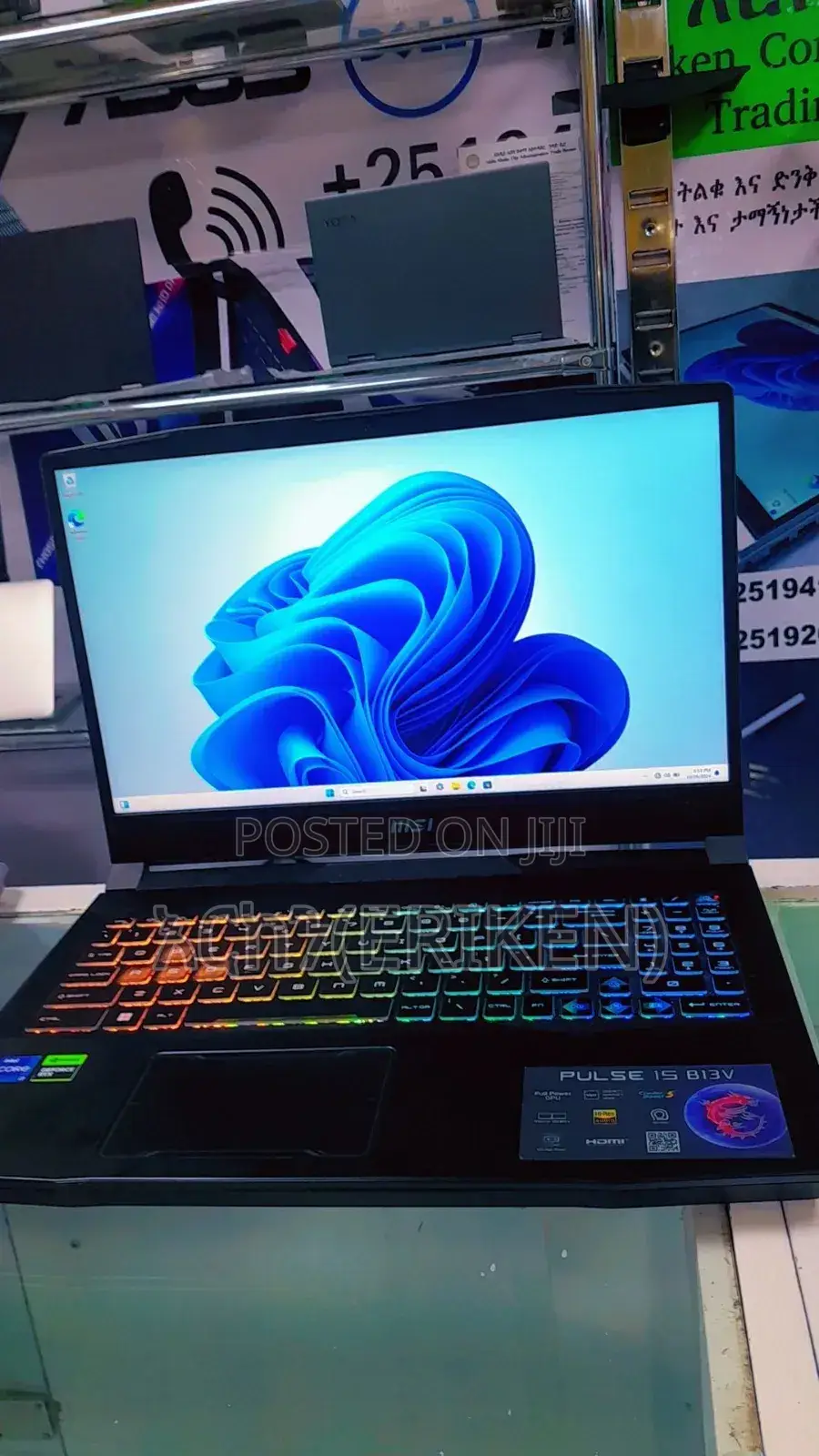 New Laptop MSI Pulse GL76 16GB Intel Core I7 SSD 1T