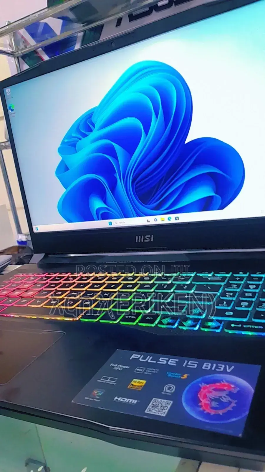 New Laptop MSI Pulse GL76 16GB Intel Core I7 SSD 1T