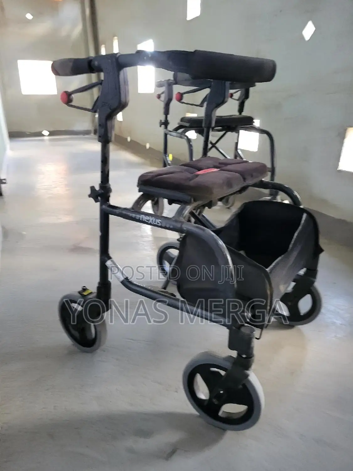 Walke With Damping, Shopping Trolley With Seat Walker
